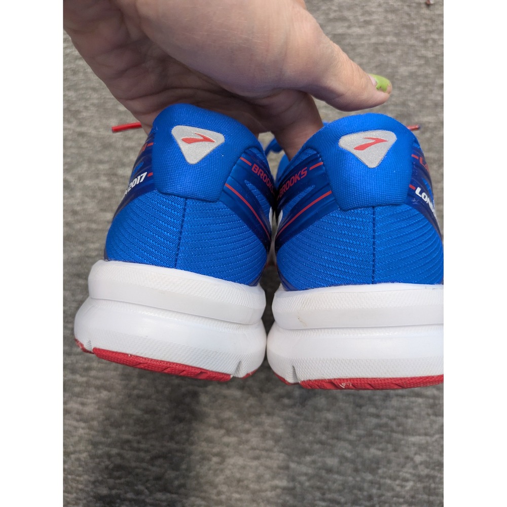 Brooks Launch 4 Running Shoes Men's 9 Blue Union Jack London 2017 - Picture 4 of 9